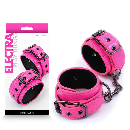 Electra Wrist Cuffs - Pink - Pink Restraints - NSN-1310-24