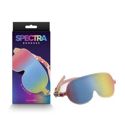 Spectra Bondage Blindfold - Rainbow - Rainbow Eye Restraint - NSN-1311-01