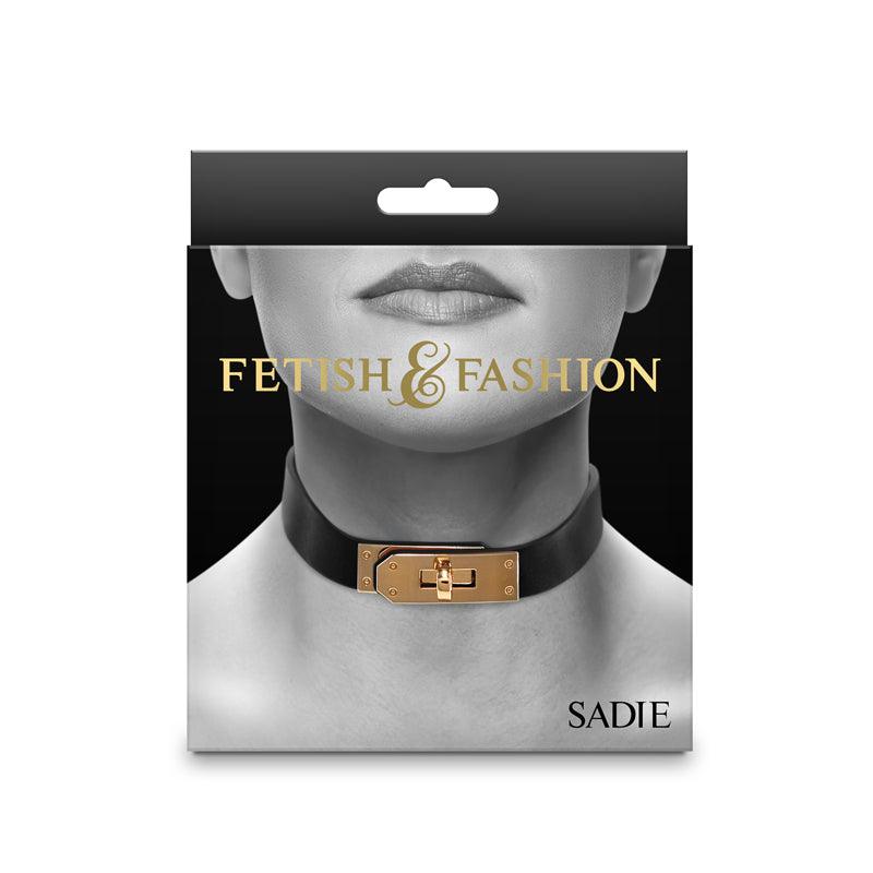 Fetish & Fashion - Sadie Collar - Black Collar - NSN-1800-83AP