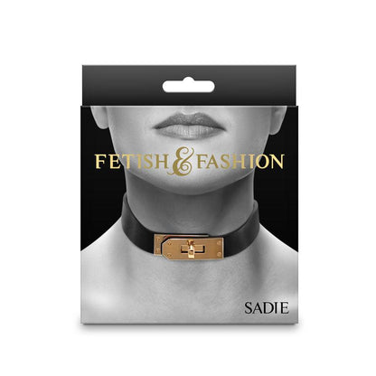 Fetish & Fashion - Sadie Collar - Black Collar - NSN-1800-83AP