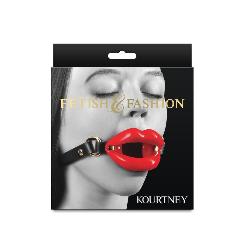 Fetish & Fashion - Kourtney - Red Lips Open Mouth Restraint - NSN-1801-06AP