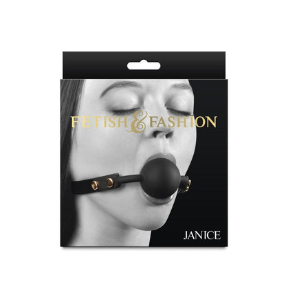 Fetish & Fashion - Janice - Black - Black Mouth Restraint - NSN-1801-23AP