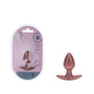 OUCH! Anal Plug - Small - Rose Gold - Rose Gold 6.5 cm Small Butt Plug - OU1017ROS