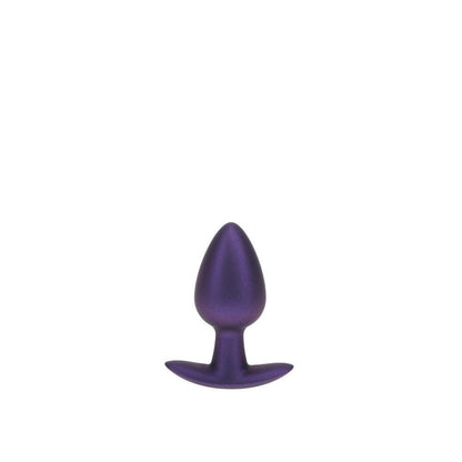 OUCH! Anal Plug - Medium - Metallic Purple - Metallic Purple 7.9 cm Medium Butt Plug - OU1018MPU