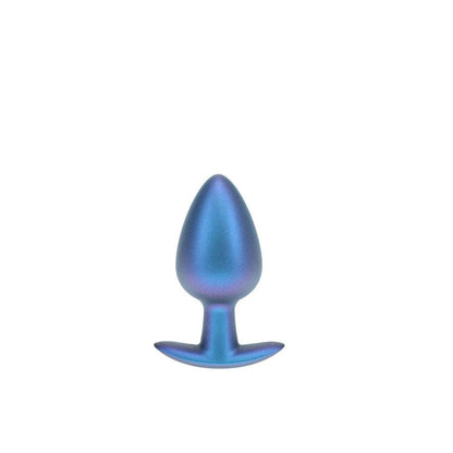 OUCH! Anal Plug - Large - Metallic Blue - Metallic Blue 8.9 cm Large Butt Plug - OU1019MBL