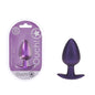 OUCH! Anal Plug - Large - Metallic Purple - Metallic Purple 8.9 cm Large Butt Plug - OU1019MPU