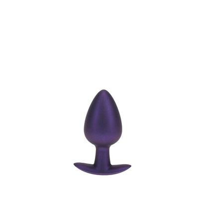 OUCH! Anal Plug - Large - Metallic Purple - Metallic Purple 8.9 cm Large Butt Plug - OU1019MPU