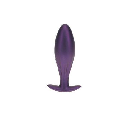 OUCH! Oval Anal Plug - Metallic Purple - Metallic Purple 11.7 cm Butt Plug - OU1021MPU