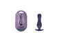 OUCH! Curvy Anal Plug - Metallic Purple - Metallic Purple 11.7 cm Butt Plug - OU1024MPU