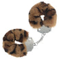 OUCH! Heavy-Duty Fluffy Cuffs - Leopard - Leopard Fluffy Restraints - OU1046LEO