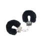 OUCH! Classic Fluffy Cuffs - Black - Black Fluffy Restraints - OU1047BLK