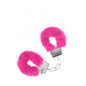 OUCH! Classic Fluffy Cuffs - Pink - Pink Fluffy Restraints - OU1047PNK