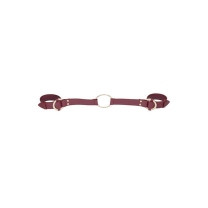 OUCH! Halo - Handcuff With Connector - Burgundy Restraint - OU582BUR