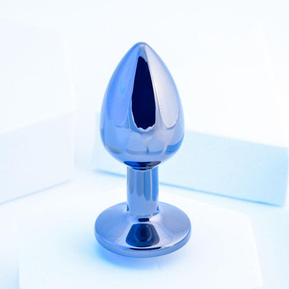 Playboy Pleasure TUX - Small - Metal 7.4 cm Small Butt Plug - PB-BP-2475-2