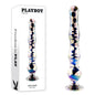 Playboy Pleasure JEWELS WAND - Clear Glass 20.3 cm Dildo - PB-GL-4264-2