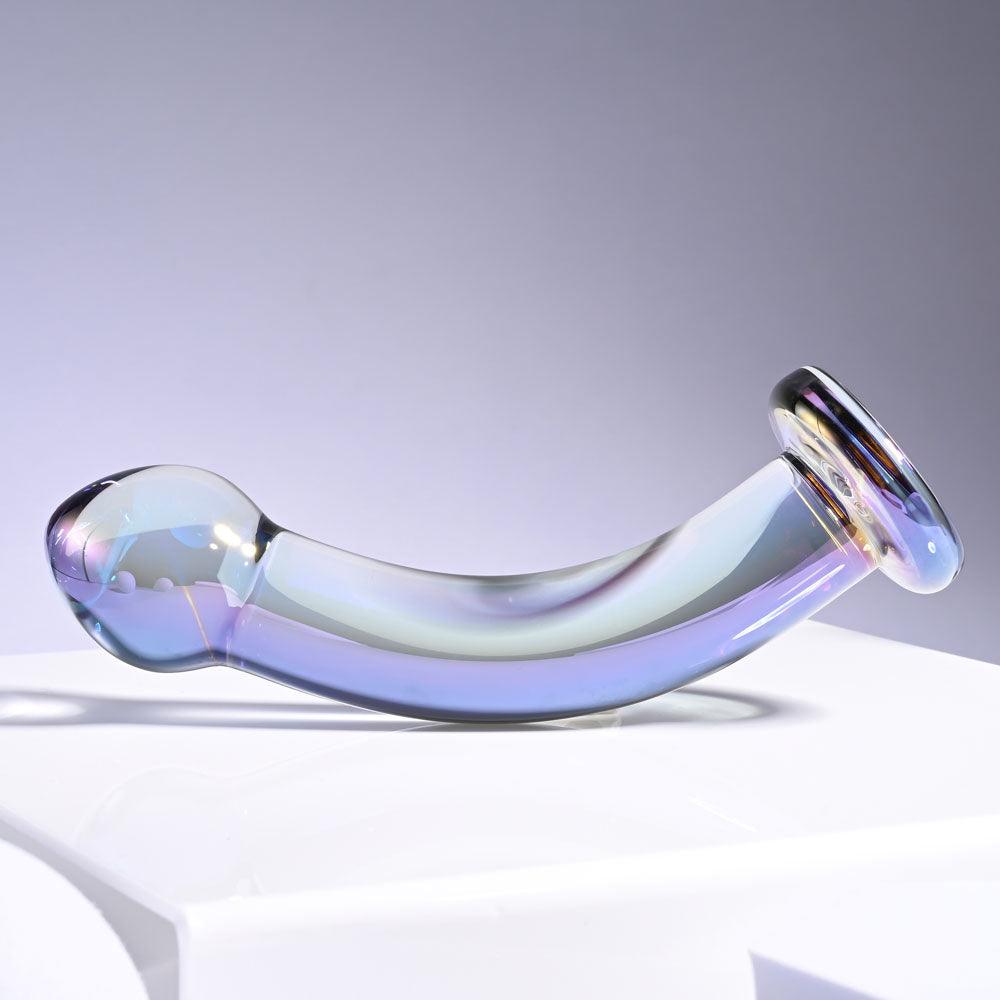 Playboy Pleasure JEWELS KING - Clear Glass 16.3 cm Dildo - PB-GL-4592-2