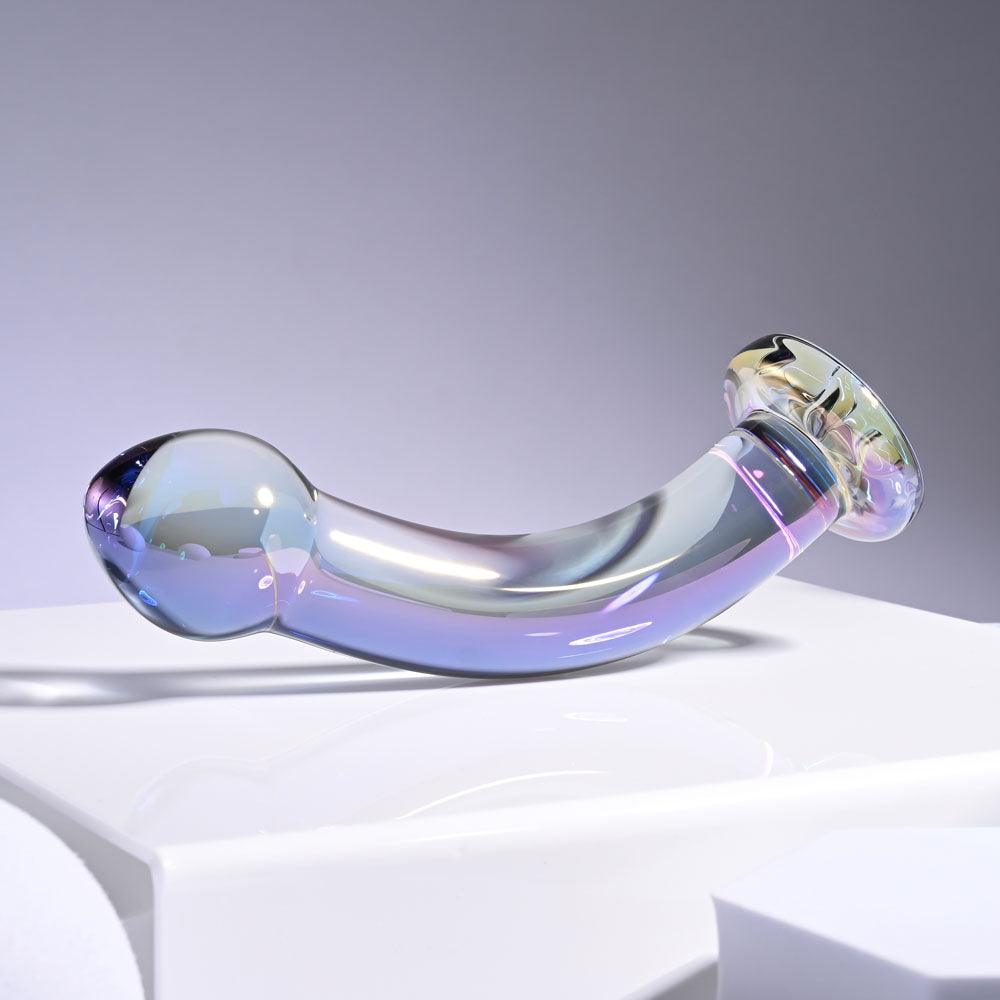 Playboy Pleasure JEWELS KING - Clear Glass 16.3 cm Dildo - PB-GL-4592-2