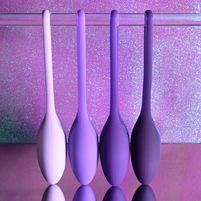 Playboy Pleasure PUT IN WORK - Purple Kegel Ball Set - Set of 4 - PB-KB-2444-2