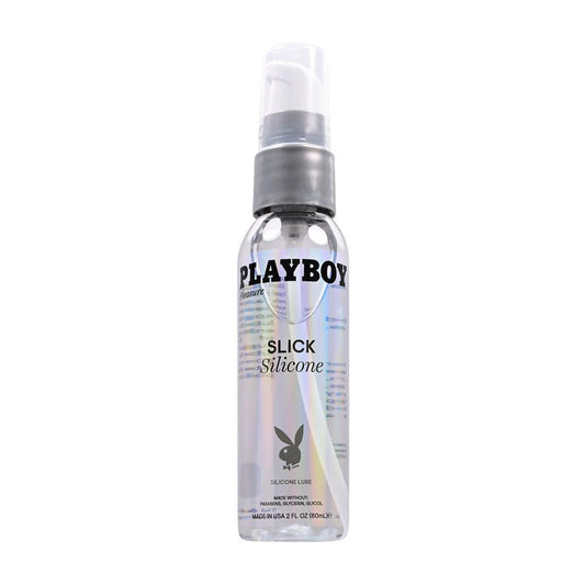 Playboy Pleasure SLICK SILICONE - 60 ml - Silicone Lubricant - 60 ml Bottle - PB-LQ-2086-2