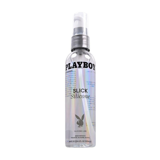 Playboy Pleasure SLICK SILICONE - 120 ml - Silicone Lubricant - 120 ml Bottle - PB-LQ-2093-2