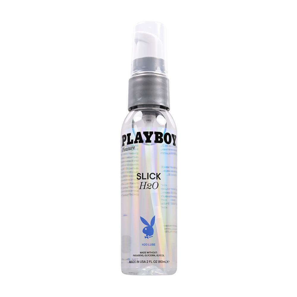 Playboy Pleasure SLICK H2O - 60 ml - Water Based Lubricant - 60 ml Bottle - PB-LQ-2109-2