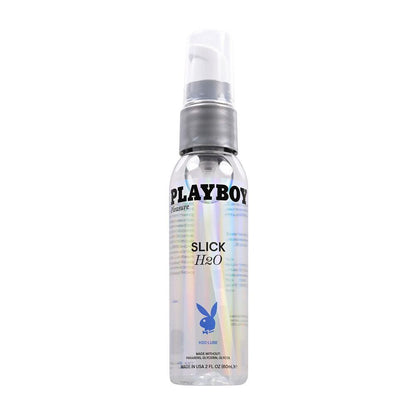 Playboy Pleasure SLICK H2O - 60 ml - Water Based Lubricant - 60 ml Bottle - PB-LQ-2109-2