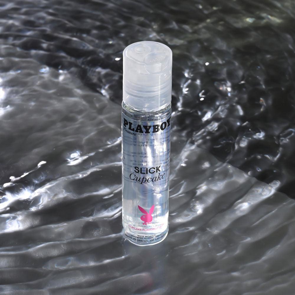 Playboy Pleasure SLICK CUPCAKE 1OZ - Cupcake Flavoured Water Based Lubricant - 30 ml Bottle - PB-LQ-2178-2