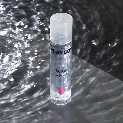 Playboy Pleasure SLICK CUPCAKE 1OZ - Cupcake Flavoured Water Based Lubricant - 30 ml Bottle - PB-LQ-2178-2