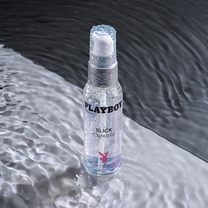 Playboy Pleasure SLICK CUPCAKE - 60 ml - Cupcake Flavoured Water Based Lubricant - 60 ml Bottle - PB-LQ-2185-2