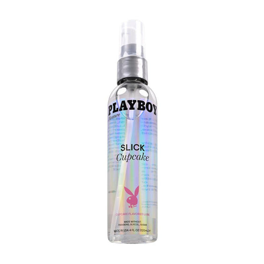 Playboy Pleasure SLICK CUPCAKE - 120 ml - Cupcake Flavoured Water Based Lubricant - 120 ml Bottle - PB-LQ-2192-2