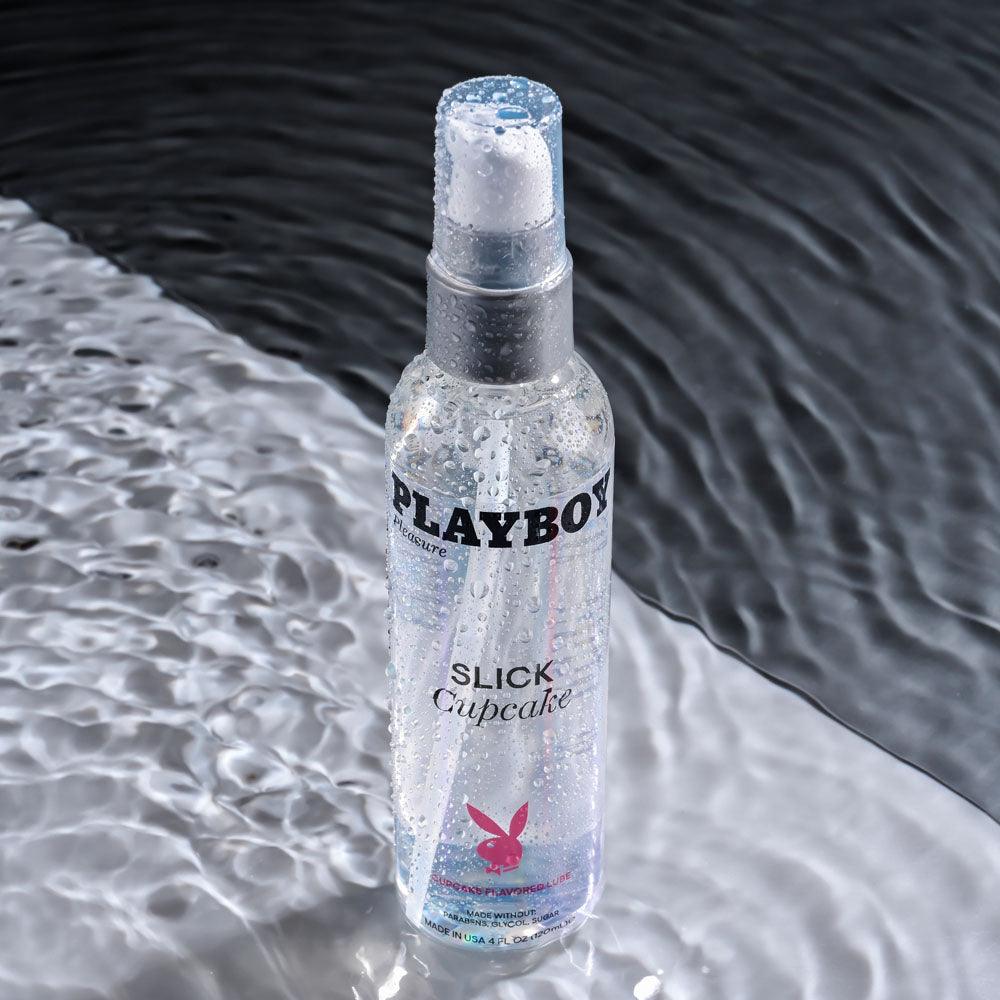 Playboy Pleasure SLICK CUPCAKE - 120 ml - Cupcake Flavoured Water Based Lubricant - 120 ml Bottle - PB-LQ-2192-2