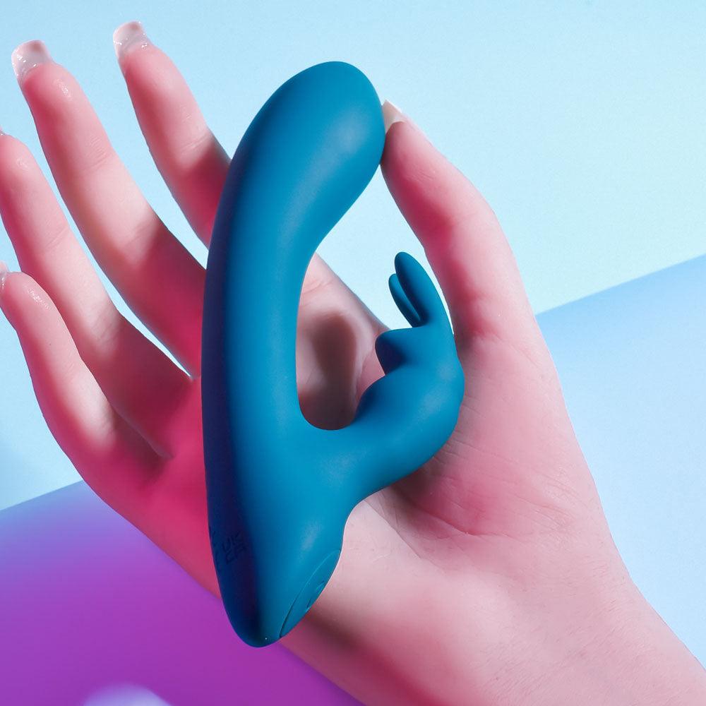 Playboy Pleasure LIL RABBIT - Deep Teal 14.6 cm USB Rechargeable Rabbit Vibrator - PB-RS-1591-2