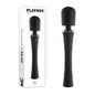 Playboy Pleasure ROYAL - Black 29.2 cm USB Rechargeable Massage Wand - PB-RS-2246-2