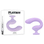 Playboy Pleasure REV ME UP - Purple USB Rechargeable Dual Motor Curved Vibrator - PB-RS-2260-2