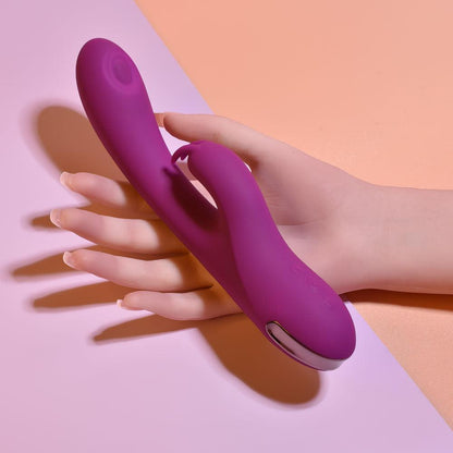 Playboy Pleasure THUMPER - Purple 21.9 cm USB Rechargeable Rabbit Vibrator - PB-RS-2352-2