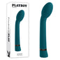 Playboy Pleasure ON THE SPOT - Blue 21.6 cm USB Rechargeable G-Spot Vibrator - PB-RS-2376-2