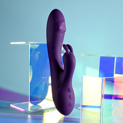 Playboy Pleasure ON REPEAT - Purple 19.7 cm USB Rechargeable Rabbit Vibrator - PB-RS-2505-2