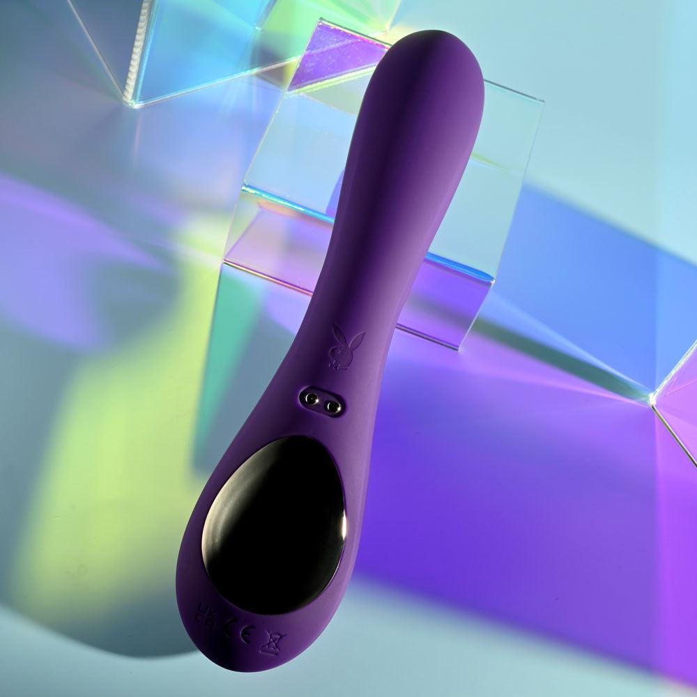 Playboy Pleasure ON REPEAT - Purple 19.7 cm USB Rechargeable Rabbit Vibrator - PB-RS-2505-2