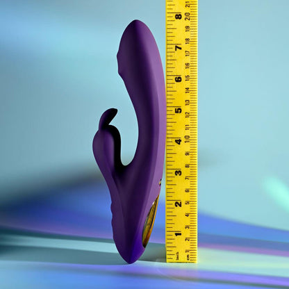 Playboy Pleasure ON REPEAT - Purple 19.7 cm USB Rechargeable Rabbit Vibrator - PB-RS-2505-2