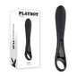 Playboy Pleasure OLLO - Black 14.6 cm USB Rechargeable Vibrator - PB-RS-2666-2