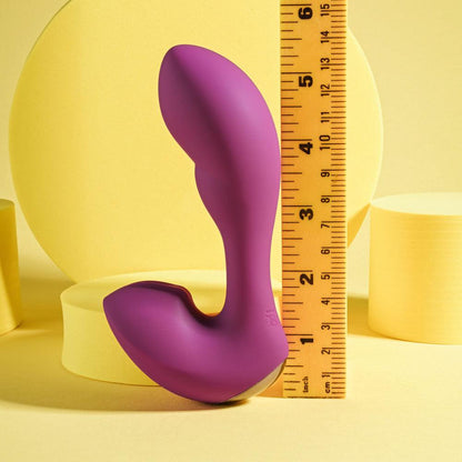 Playboy Pleasure ARCH - Purple 14.1 cm USB Rechargeable G-Spot Vibrator - PB-RS-3182-2