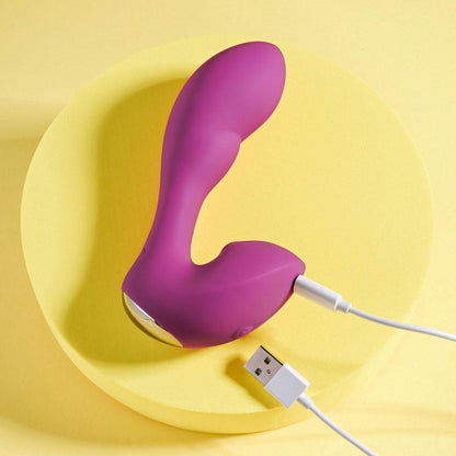 Playboy Pleasure ARCH - Purple 14.1 cm USB Rechargeable G-Spot Vibrator - PB-RS-3182-2