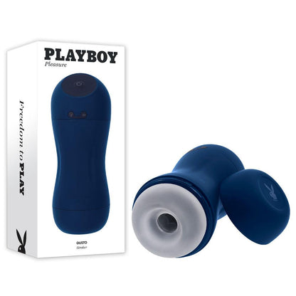 Playboy Pleasure GUSTO - USB Rechargeable Vibrating & Sucking Masturbator - PB-RS-3212-2