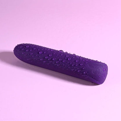 Playboy Pleasure ONE & ONLY - Purple 12 cm USB Rechargeable Bullet - PB-RS-3977-2