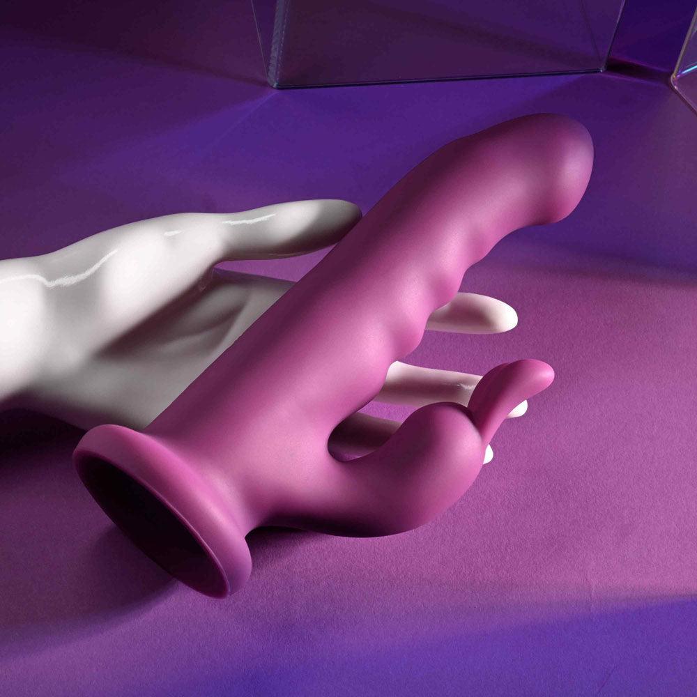 Playboy Pleasure FLUFFLE - Purple 19.7 cm USB Rechargeable Rabbit Vibrator - PB-RS-4677-2