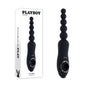 Playboy Pleasure LET IT BEAD - Black 23.1 cm USB Rechargeable Vibrating Anal Beads with Clitoral Suction - PB-RS-4684-2