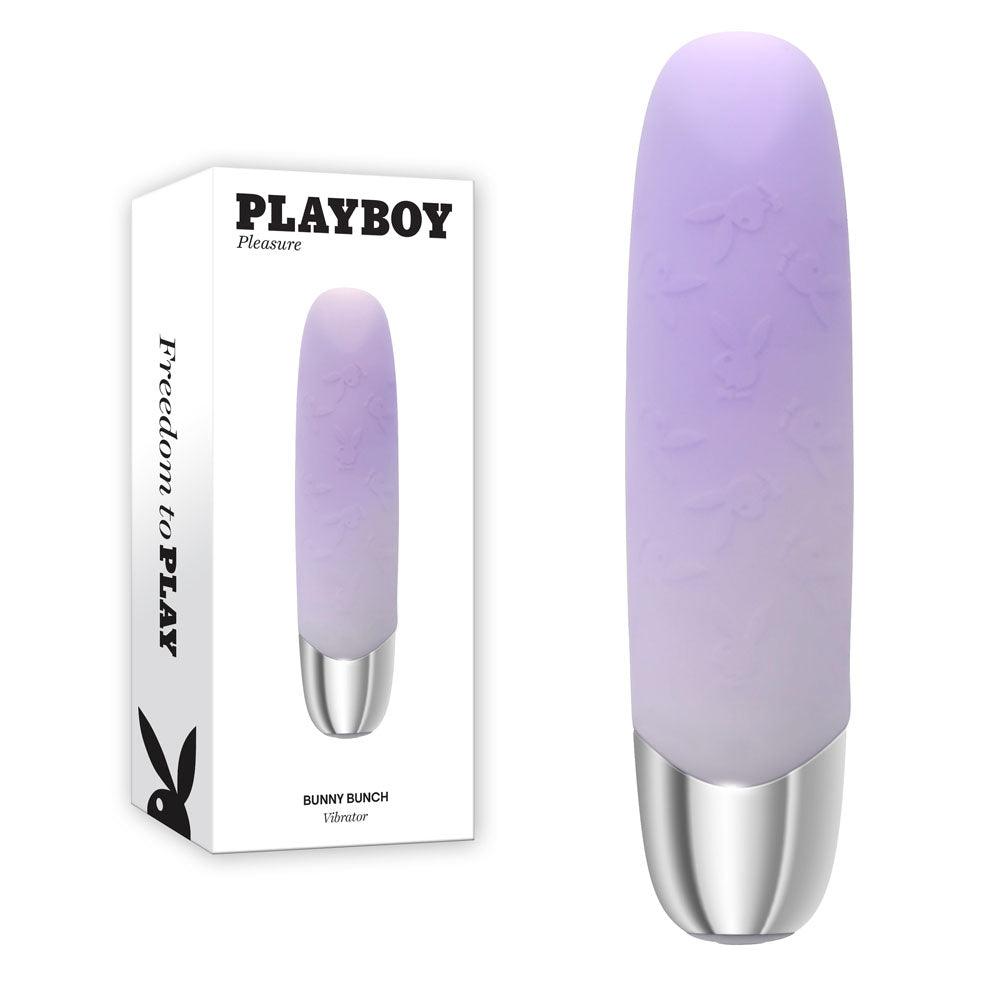 Playboy Pleasure BUNNY BUNCH - Pearl 11.3 cm USB Rechargeable Bullet - PB-RS-4745-2