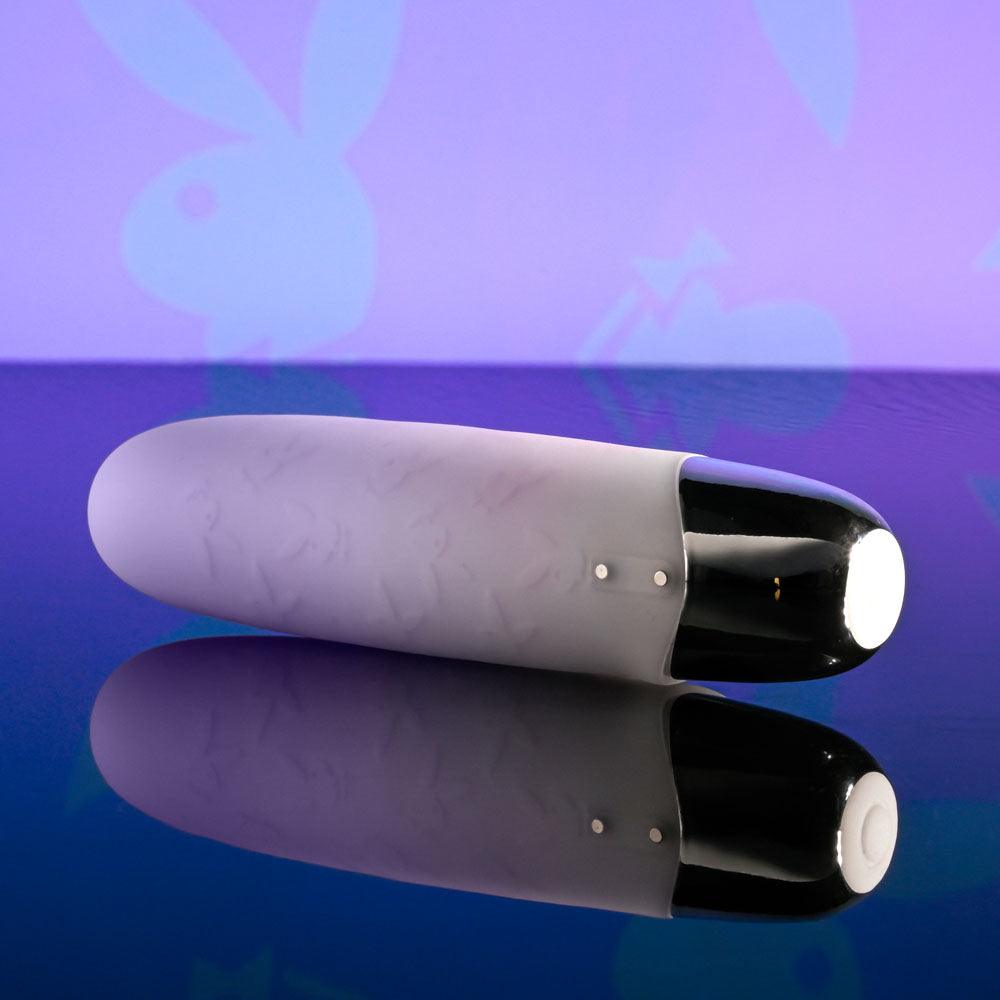 Playboy Pleasure BUNNY BUNCH - Pearl 11.3 cm USB Rechargeable Bullet - PB-RS-4745-2