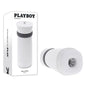 Playboy Pleasure TWIST & STROKE - White USB Rechargeable Heating Stroker with UV Cleaning - PB-RS-5247-2