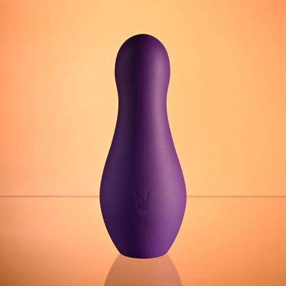 Playboy Pleasure THE JET SET - VIBRATOR - Purple 10.2 cm Vibrator with Self Charging Case - PB-RS-5254-2